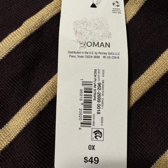 Liz Claiborne Crew Neck Pullover Sweater 0X - Picture 6 of 8